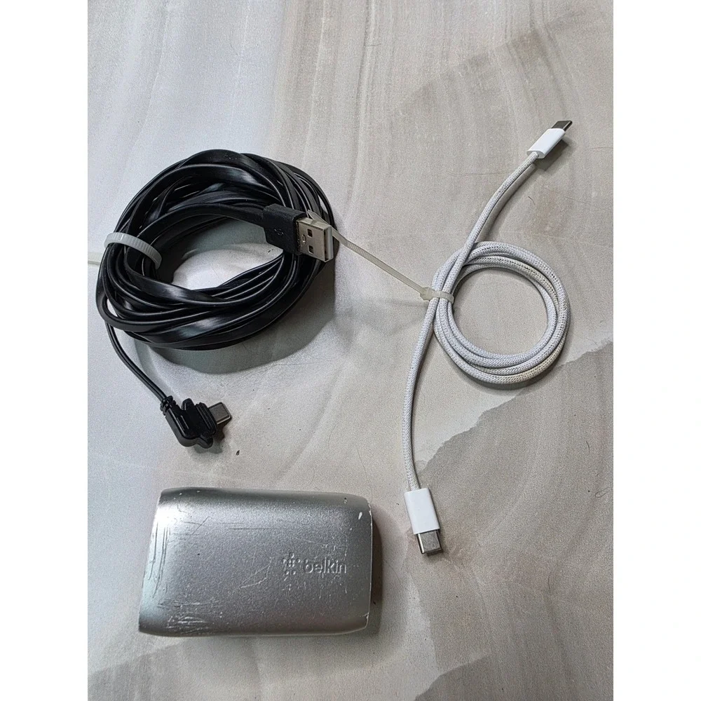 Belkin 37W USB PD Wall Charger PPS WCY006dq Silver Dual Port with 2 USB-C W4